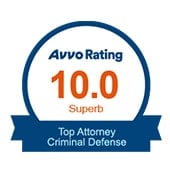Avvo Rating | 10.0 Superb | Top Attorney | Criminal Defense